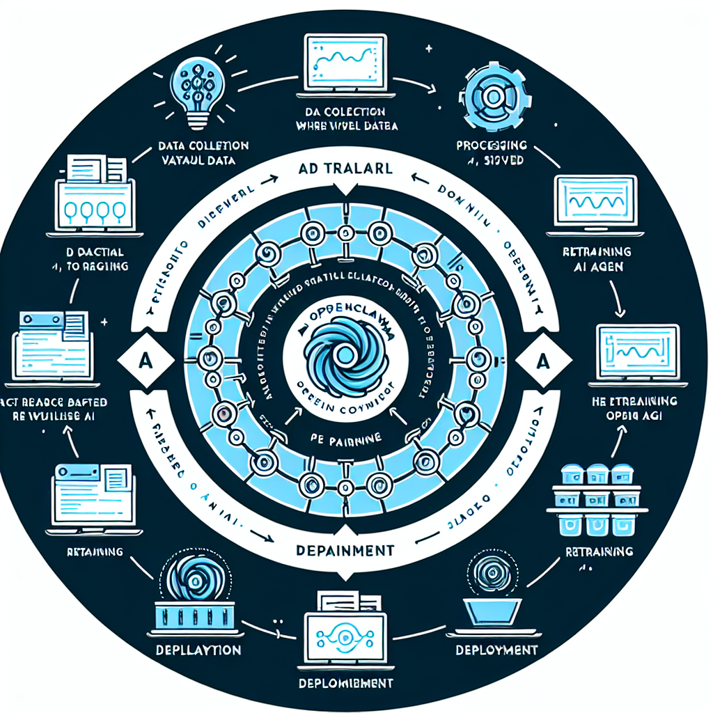 OpenClaw AI agent feedback loop workflow diagram