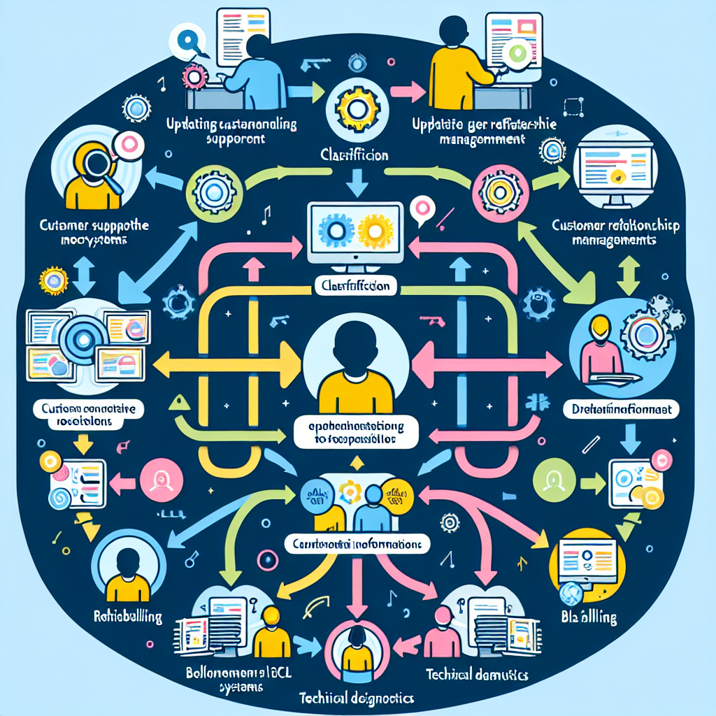 Coordinated customer support workflow with AI agents