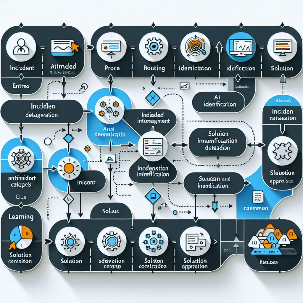 Flowchart of automated incident management workflow