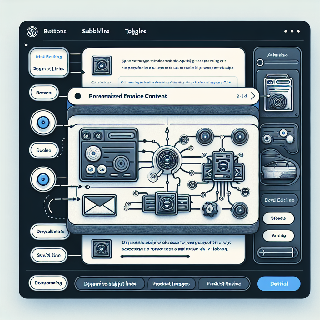 AI-generated personalized email content preview in WordPress plugin