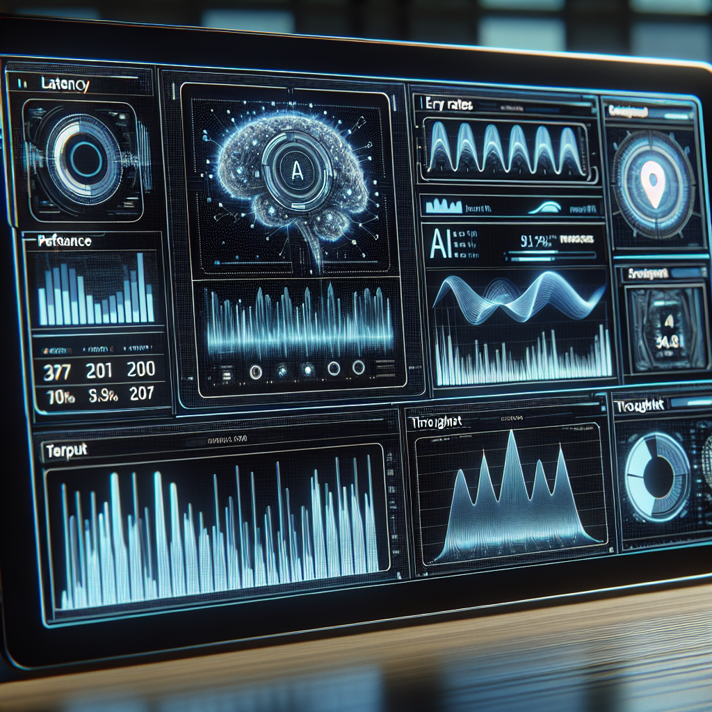 AI agent performance monitoring dashboard