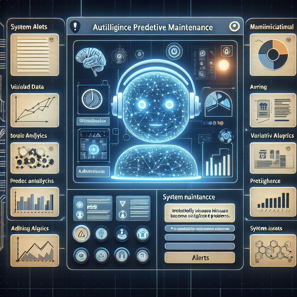 WordPress Dashboard with AI Predictive Maintenance Insights