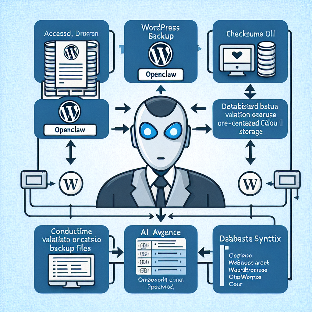 OpenClaw AI Backup Verification Workflow Diagram