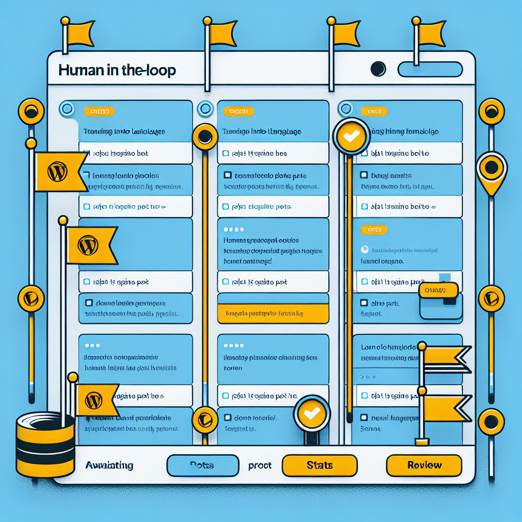 WordPress admin screen with multilingual content review workflow