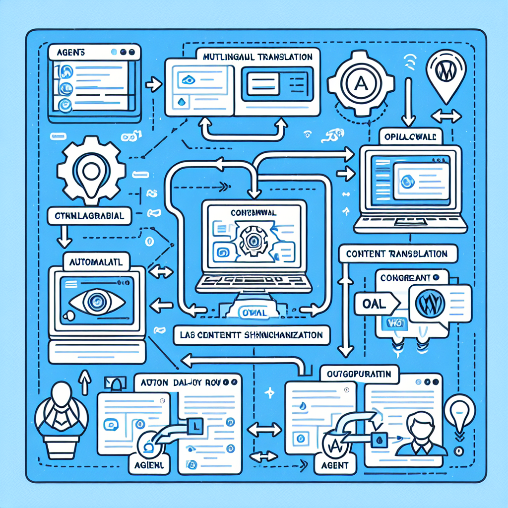 OpenClaw AI multilingual content automation workflow diagram
