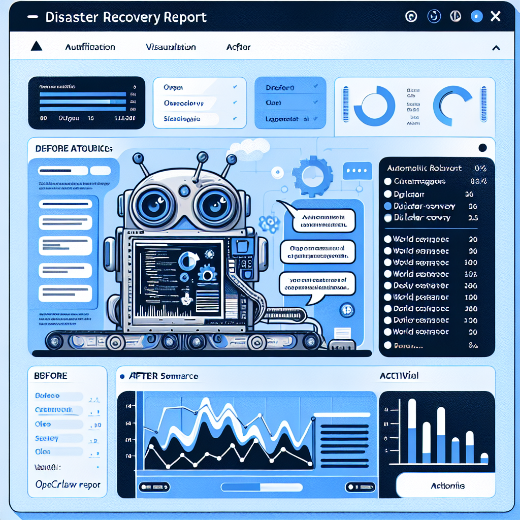 OpenClaw AI disaster recovery report screenshot