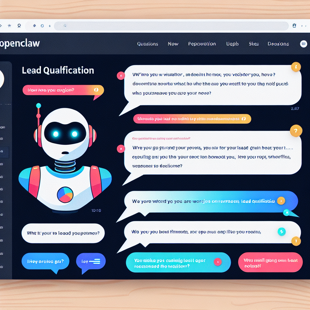AI chatbot lead qualification on WordPress
