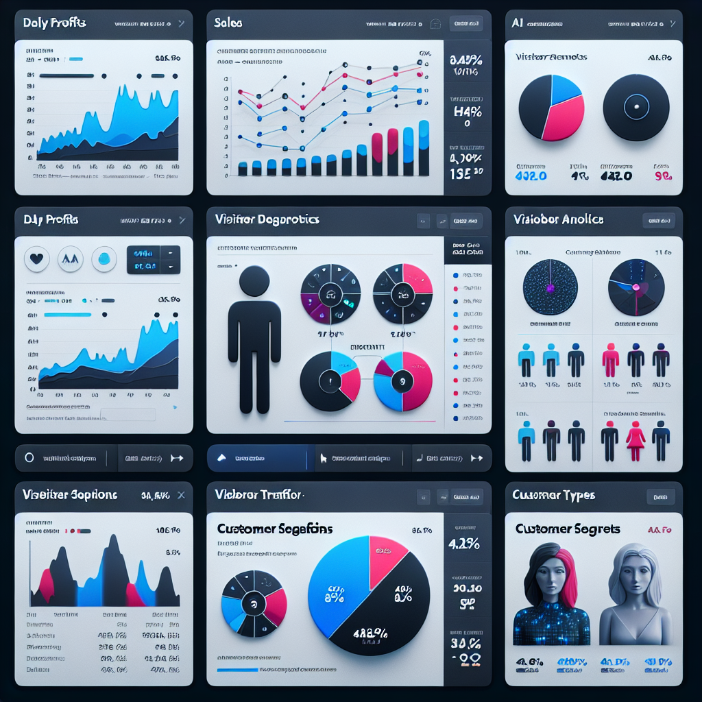 WordPress analytics dashboard with AI-driven insights