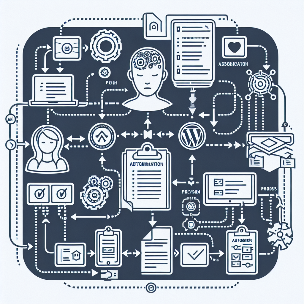 AI-driven user role automation workflow diagram