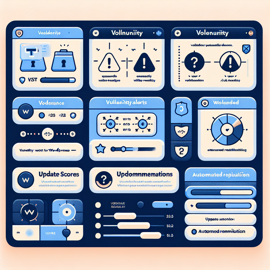 WordPress plugin vulnerability alert dashboard screenshot