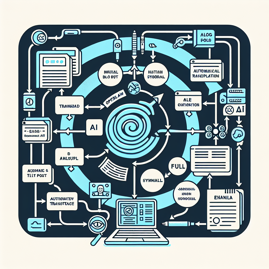 OpenClaw AI multilingual content automation workflow diagram