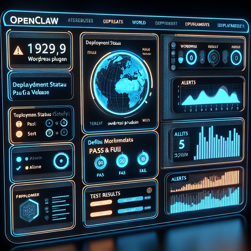 OpenClaw AI Dashboard for WordPress Deployment
