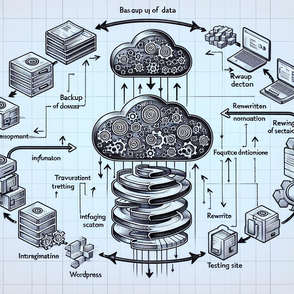 OpenClaw AI automated WordPress migration workflow diagram