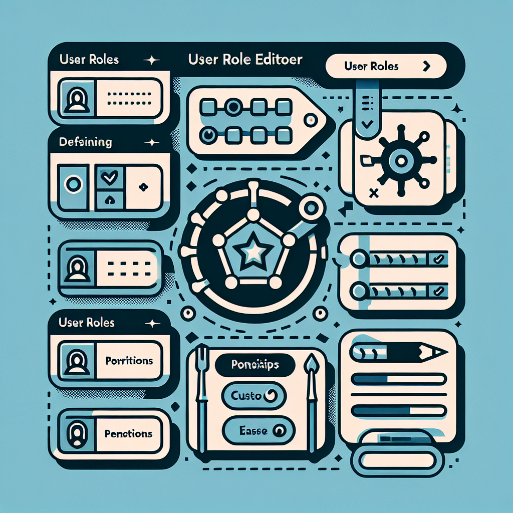 WordPress user role editor interface with custom roles