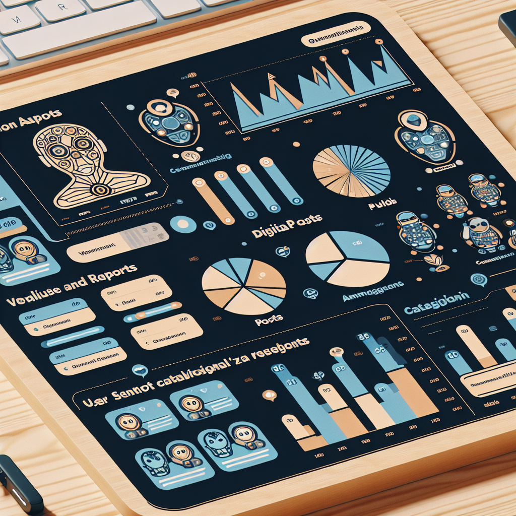 WordPress admin dashboard with AI feedback analysis reports