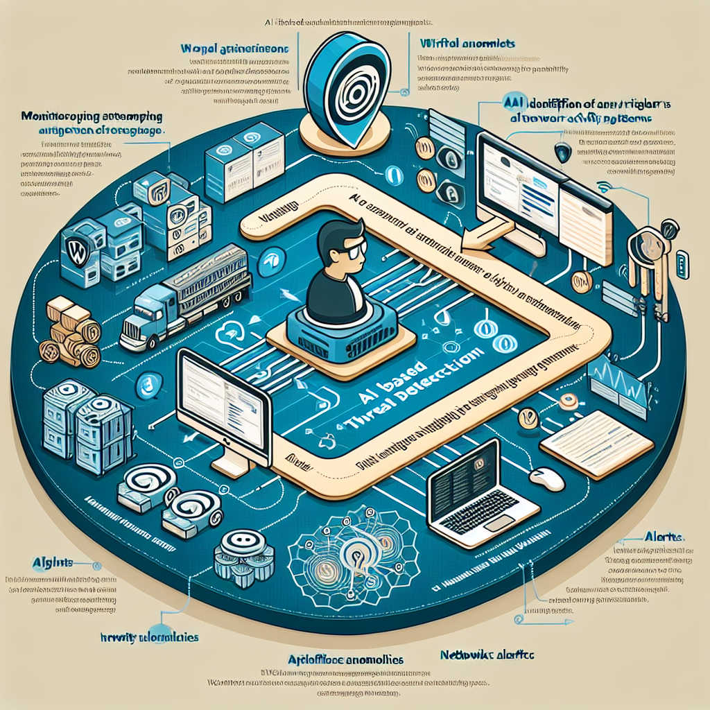 AI threat detection workflow for WordPress security